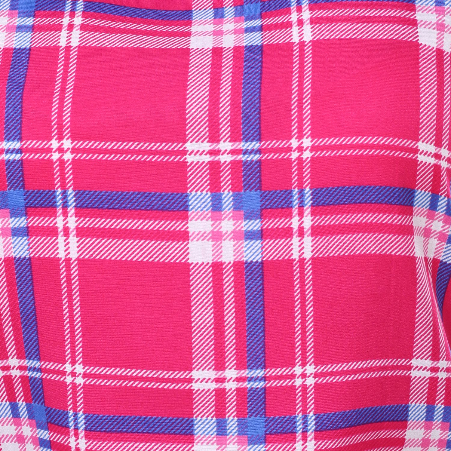 deewa pink & blue check top