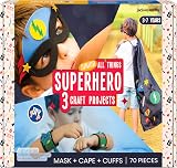 jackinthebox Superhero DIY Dress Up Kit 3 in 1 Craft Projects for Kids
