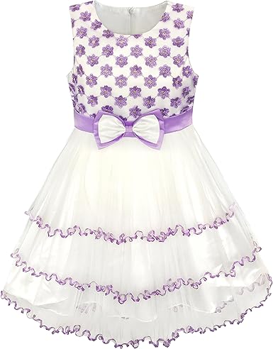 purple flower girl dresses amazon