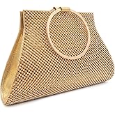 MOSSMON Crystal Clutch Purses Bride and Bridesmaid Handbag Elegant Wristlet Evening Bag for Women | Crystal, Bride and Bridesmaid, Elegant