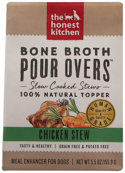 THE HONEST KITCHEN, BONE BROTH POUR OVERS CHICKEN...