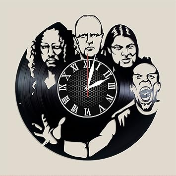 Amazoncom Krykavskyi Art Design Metallica Vinyl Clock Metallica