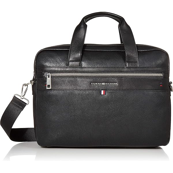 BOSS Leather Laptop Bag In Blue For Men | Lyst