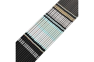 32" Pure Carbon Arrow Shafts 4.2mm ID | Spine 300-1000 | Straightness +/-.001"/.003" | for DIY Target & Hunting Competition A