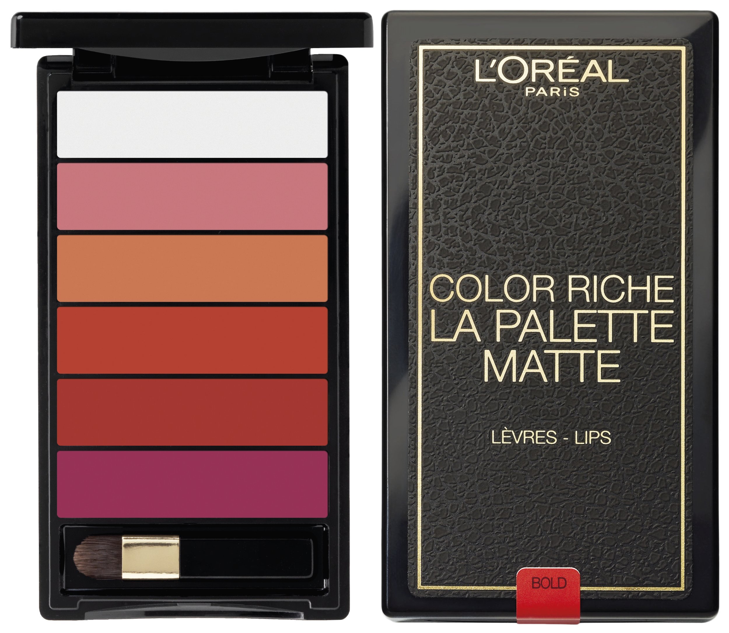 L'Oreal Colour Riche Lips La Bold Matte Palette (6 Individual Shades)