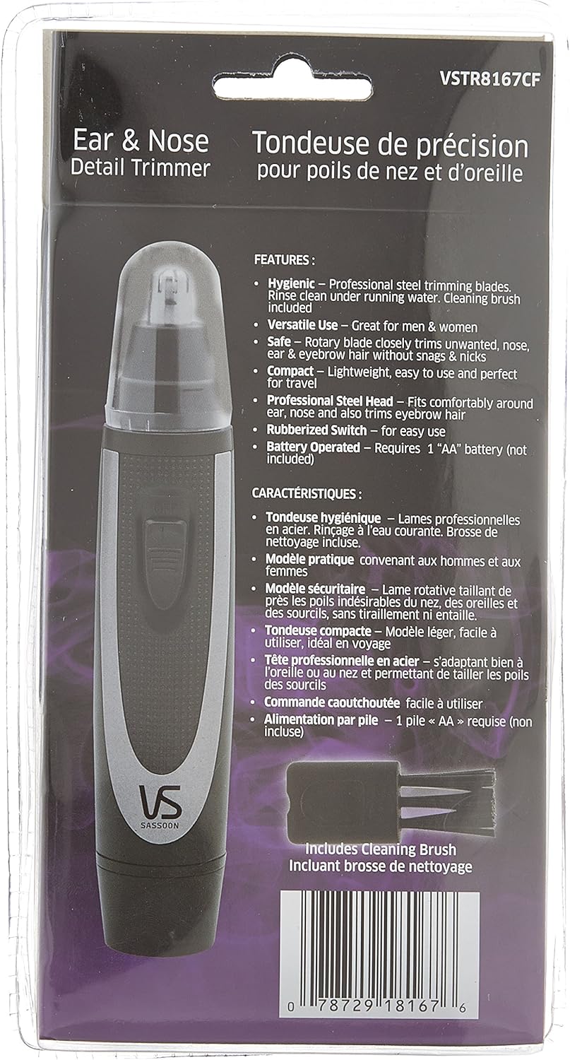 vidal sassoon nose hair trimmer