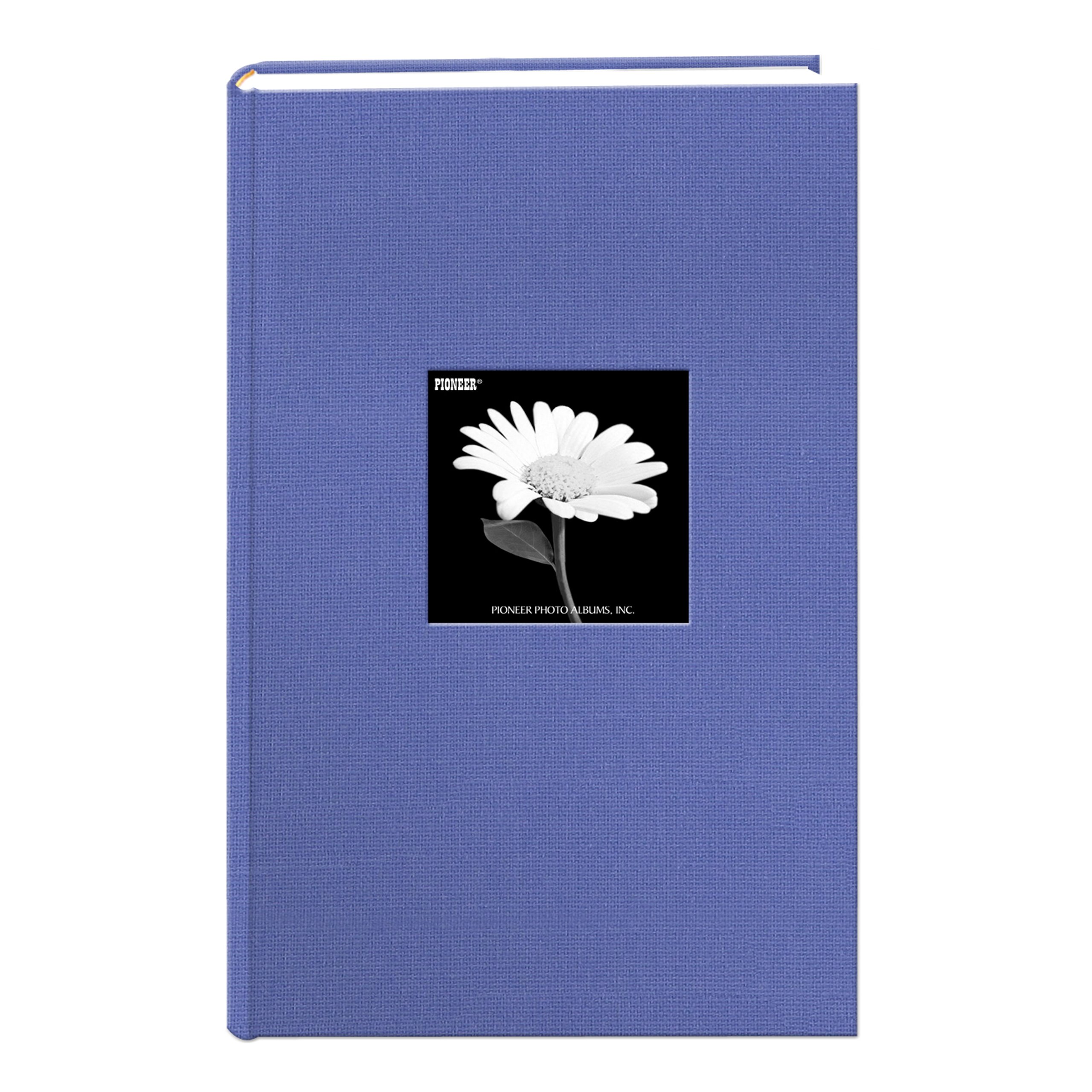 Photo 1 of Fabric Frame Cover Photo Album 300 Pockets Hold 4x6 Photos, Sky Blue