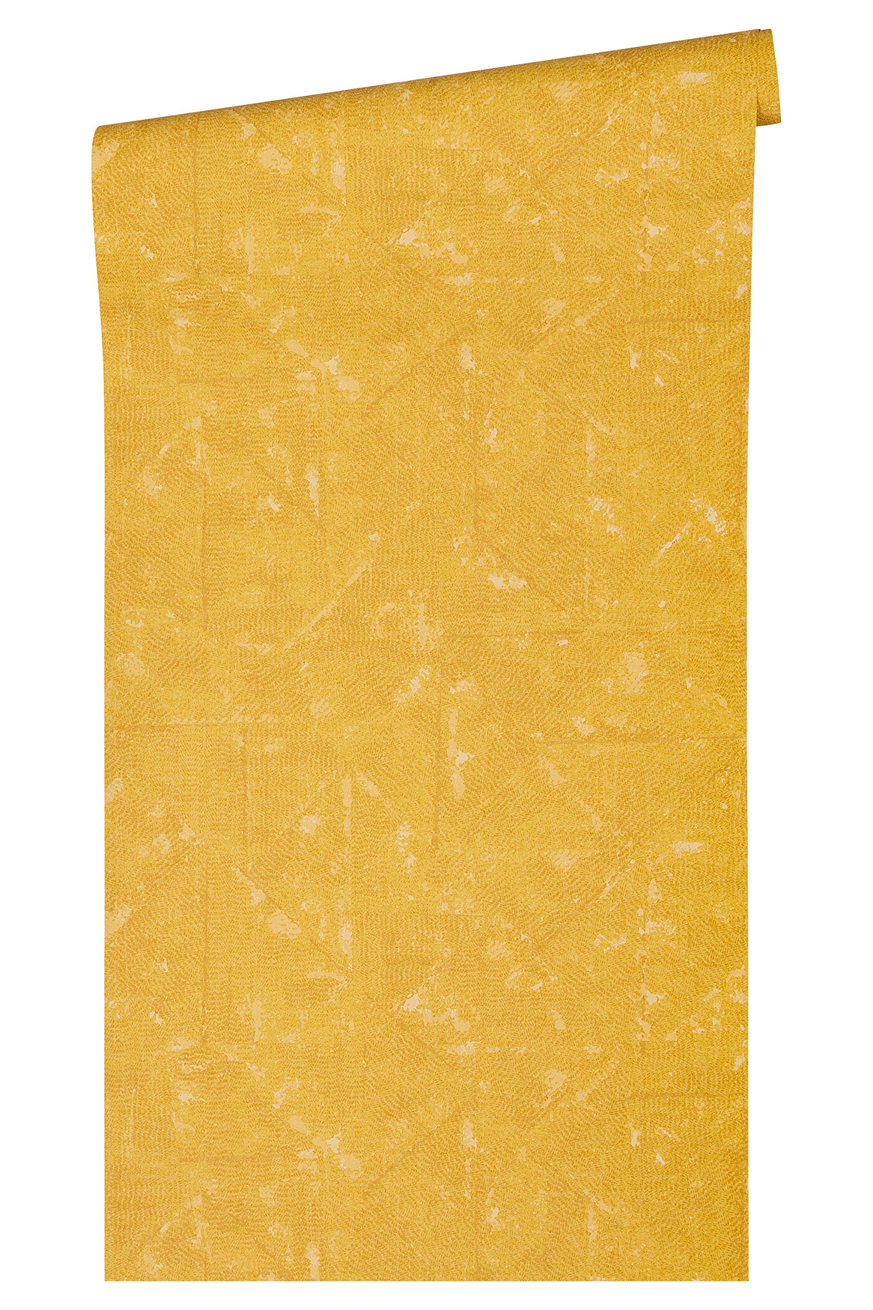 Architects Paper Vintage Wallpaper Absolutely Chic Non Woven wallcovering 10.05 m x 0.53 m Yellow 369744