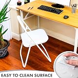 Nyxi Folding Chair Padded Paris Faux Leather White, Steel Frame 114kg view 4