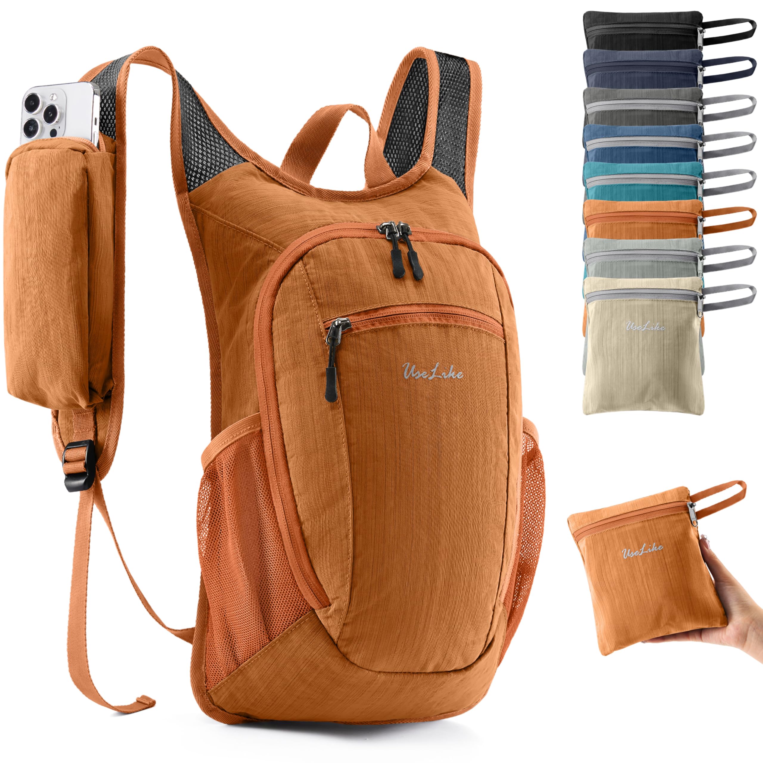 10L Small Lightweight Hiking Backpack Packable Daypack for Travel