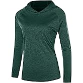 Roadbox Women's UPF 50+ Sun Protection Hoodie, Long Sleeve Hiking Fishing Hooded Shirt, Lightweight Outdoor UV Rash Guard