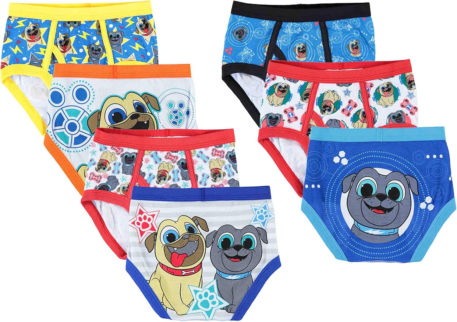 Disney Boys' Toddler Puppy Pals 7-Pack Underwear Briefs: Clothing