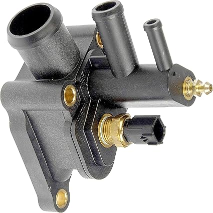 TOPAZ 4792630AA Coolant Thermostat Housing Water Outlet W Air Bleeder for 2.7L Chrysler Sebring Dodge Stratus 2001-2006