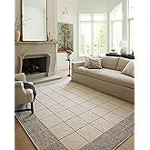 Loloi Chris Loves Julia Francis Collection FRA-02 Cream/Black 8'-6" x 12' Area Rug