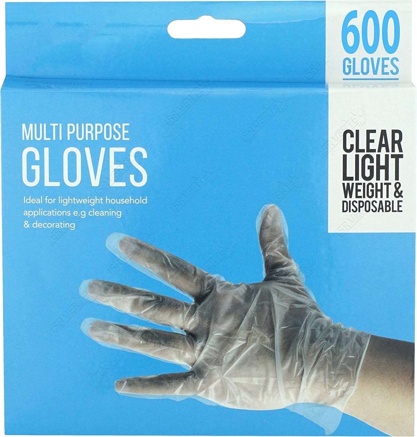 HOVUK 600Pcs Disposable Clear Polythene Gloves - Waterproof, Food Safe, for Cooking Cleaning, Catering, Hygiene Tasks, Adults & Kids - Image 3