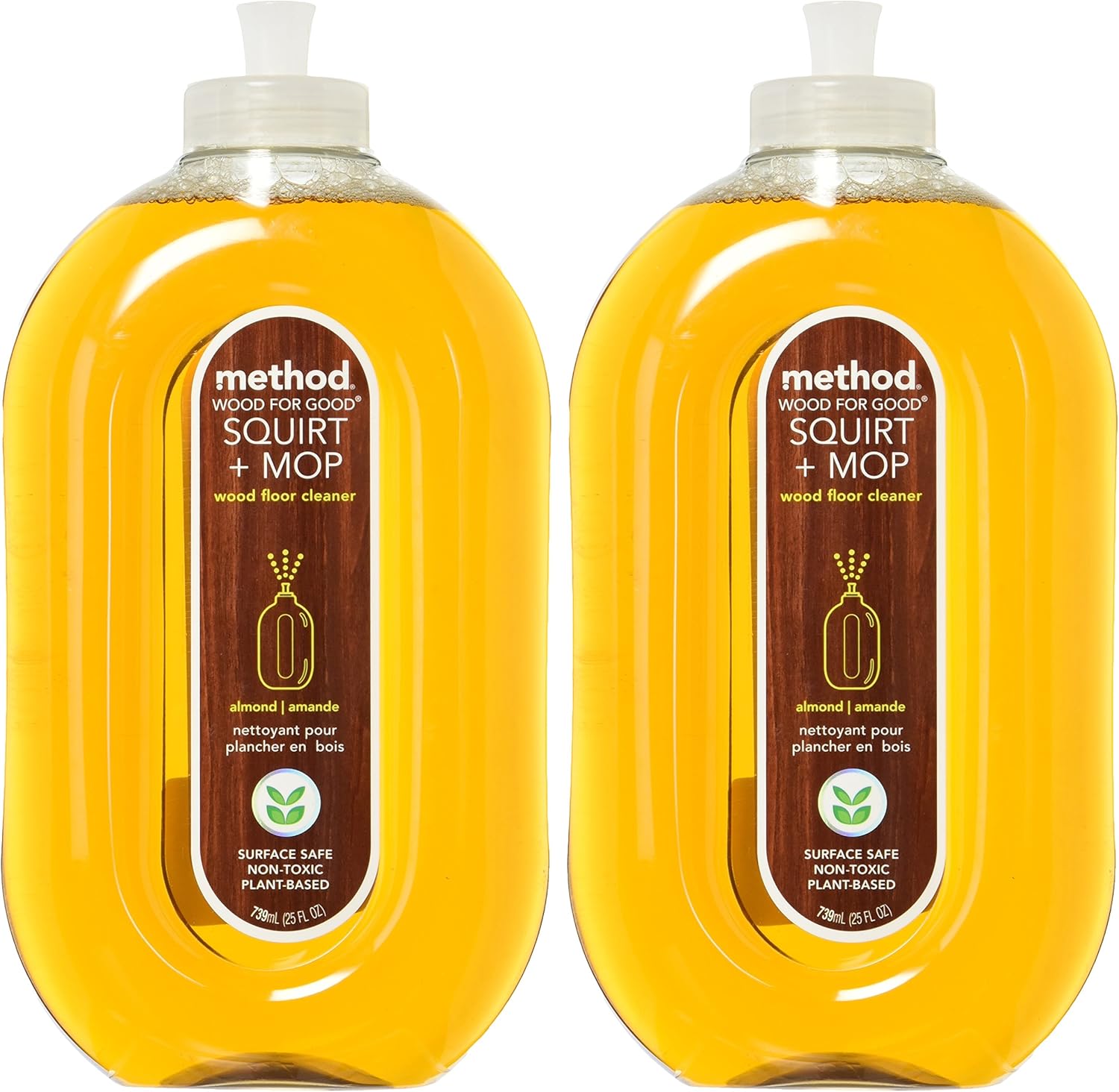 Amazon Com Method Squirt Mop Wood Floor Cleaner Almond 25