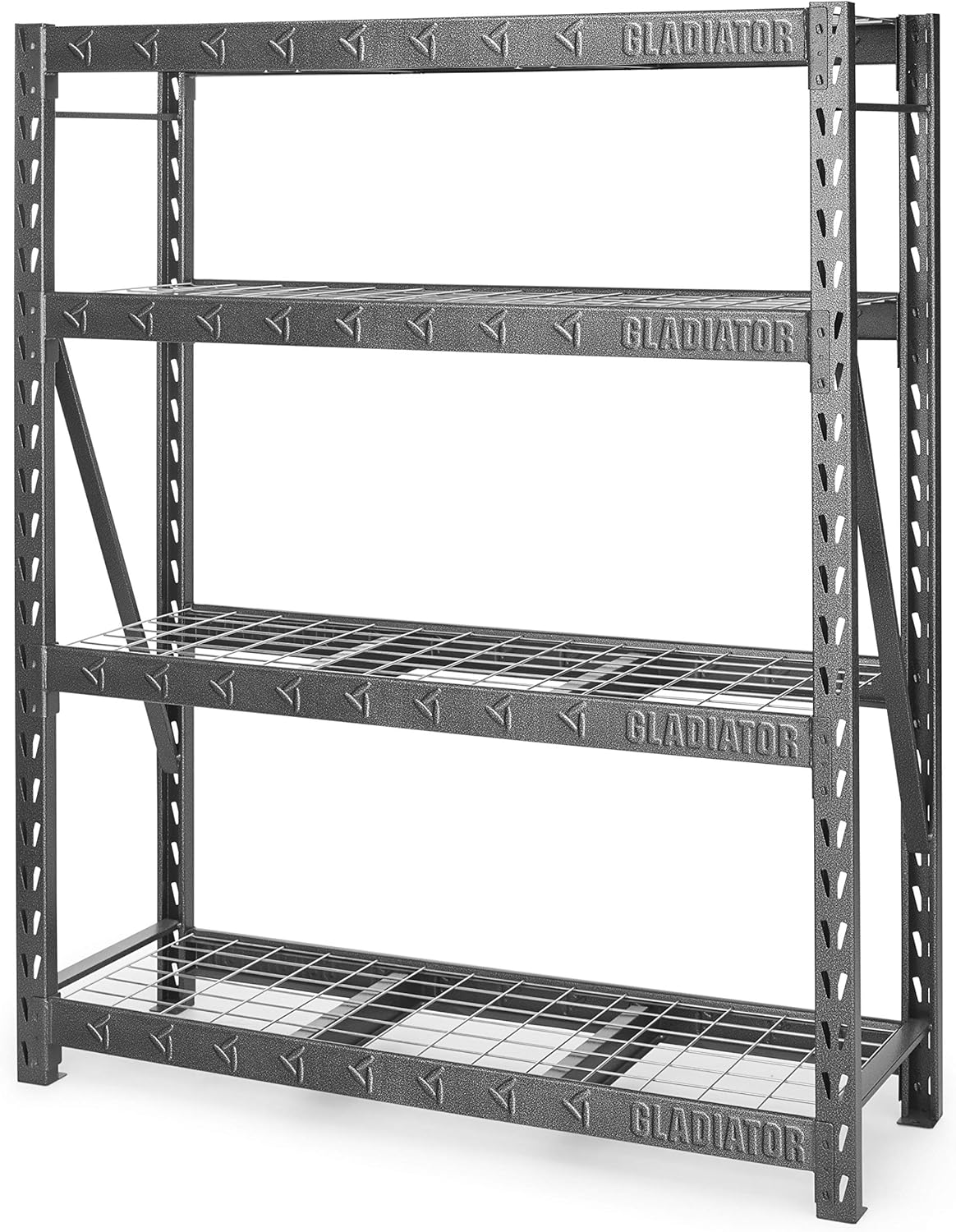 gladiator garage shoe rack on Amazon Com 60 Wide Heavy Duty Rack With Four 18 Deep Shelves Home Improvement