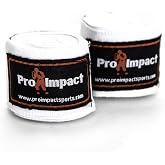 Pro Impact Boxing Hand Wraps 180 Inch (Pair) Mexican Style Stretch Wraps for MMA, Muay Thai, Kickboxing - Wrist &amp; Knuckle Support for Men &amp; Women