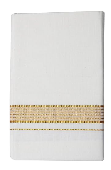 Men's Pure Cotton Dhoti's (104_White_3.60M)