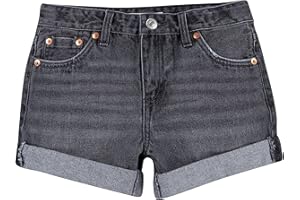 Levi's Girl's Girlfriend Fit Denim Shorty Shorts