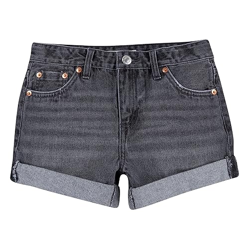 Girls' Girlfriend Fit Denim Shorty Shorts