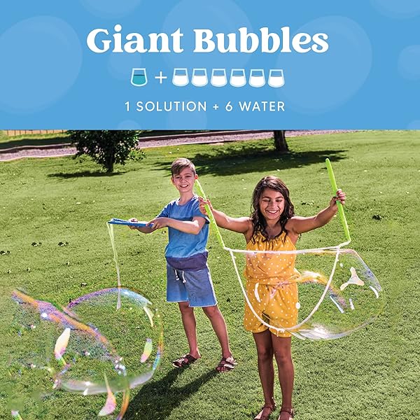JOYIN 32 OZ CONCENTRATED BUBBLE SOLUTION (GREEN) FOR KIDS, BOYS AND GIRLS SUMMER GAME, PARTY FAVORS, SUMMER OUTDOOR FUN, EDUCATIONAL TOYS, AND SCHOOL CLASSROOM PRIZES