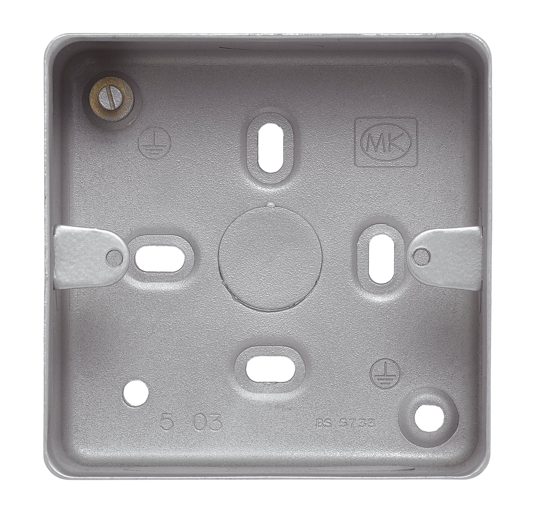 Mk K2213ALM 1-Gang Box with Knockouts