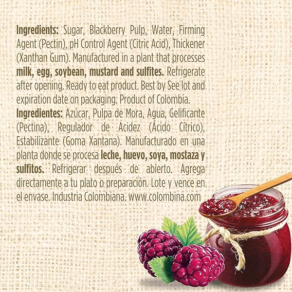 LA CONSTANCIA BLACKBERRY SPREAD AND FRUIT JAM, 7 OZ (PACK OF 1)