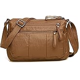 VOLGANIK ROCK Purses for Women Soft PU Leather Shoulder Bag Ladies Crossbody Purse and handbags Lightweight Pocketbook