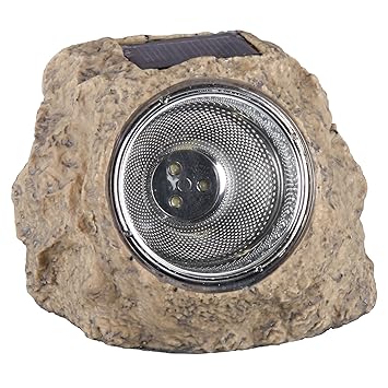 lampe solaire rocher