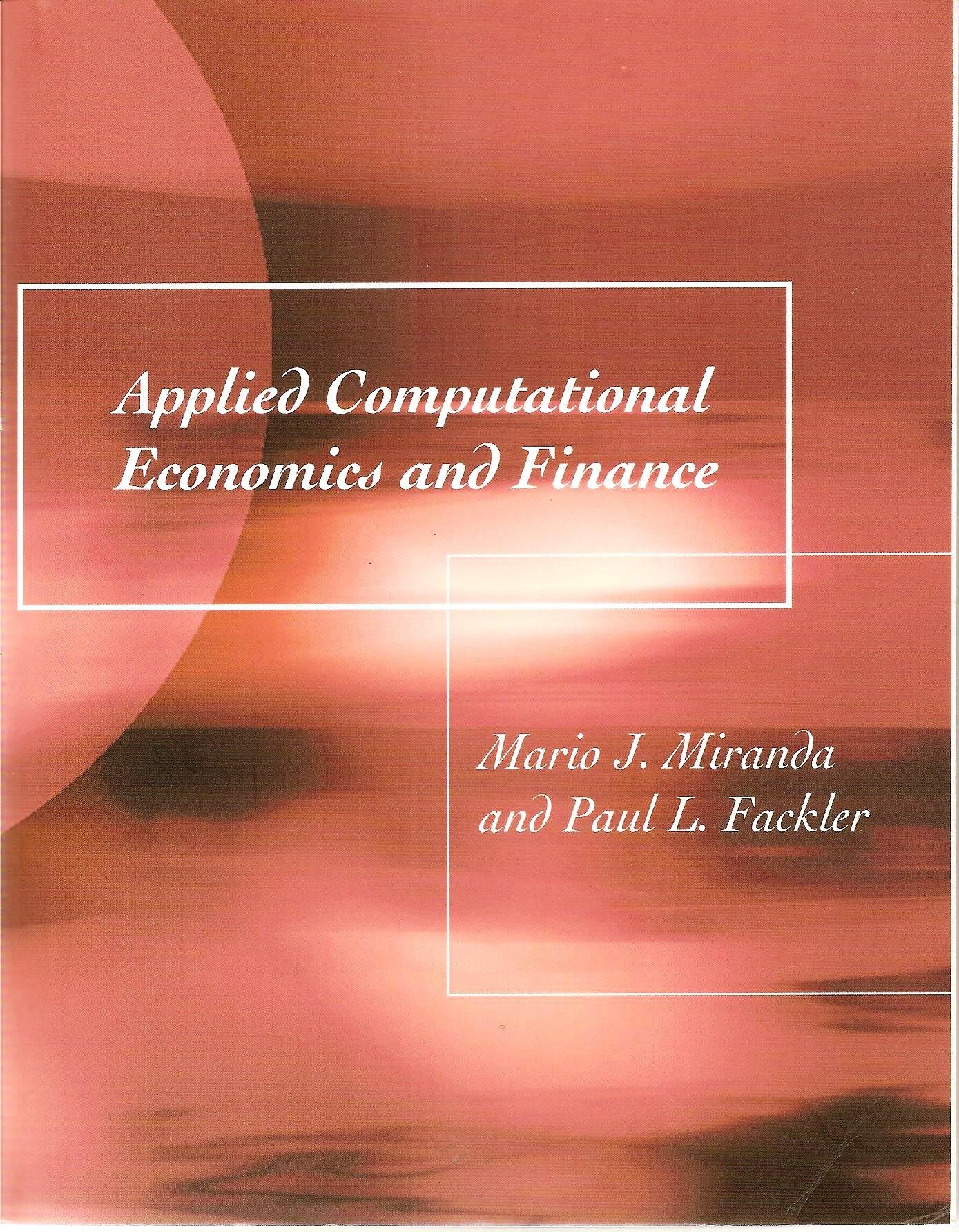 Applied Computational Economics+Finance