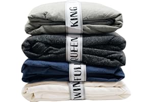 ECOHomes Bed Sheet Organizer and Storage Size Label Bands | Queen 2PCs Pack | White