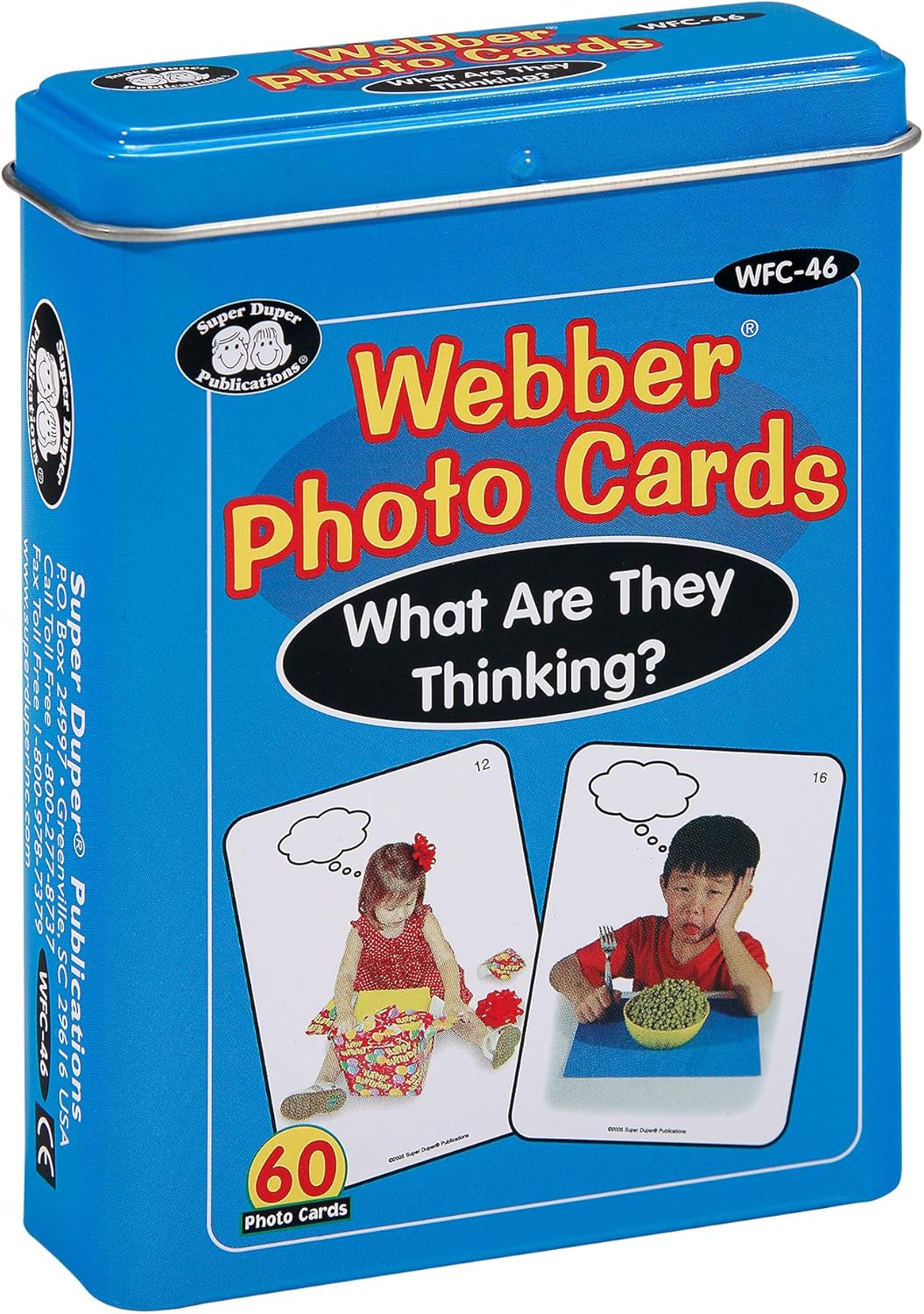 ber "What are They Thinking?" Photo Flash Card Deck Super Duper Publications Educational