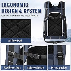 Gelindo 55L Ski Boot Bag Backpack: Large Ski Snow