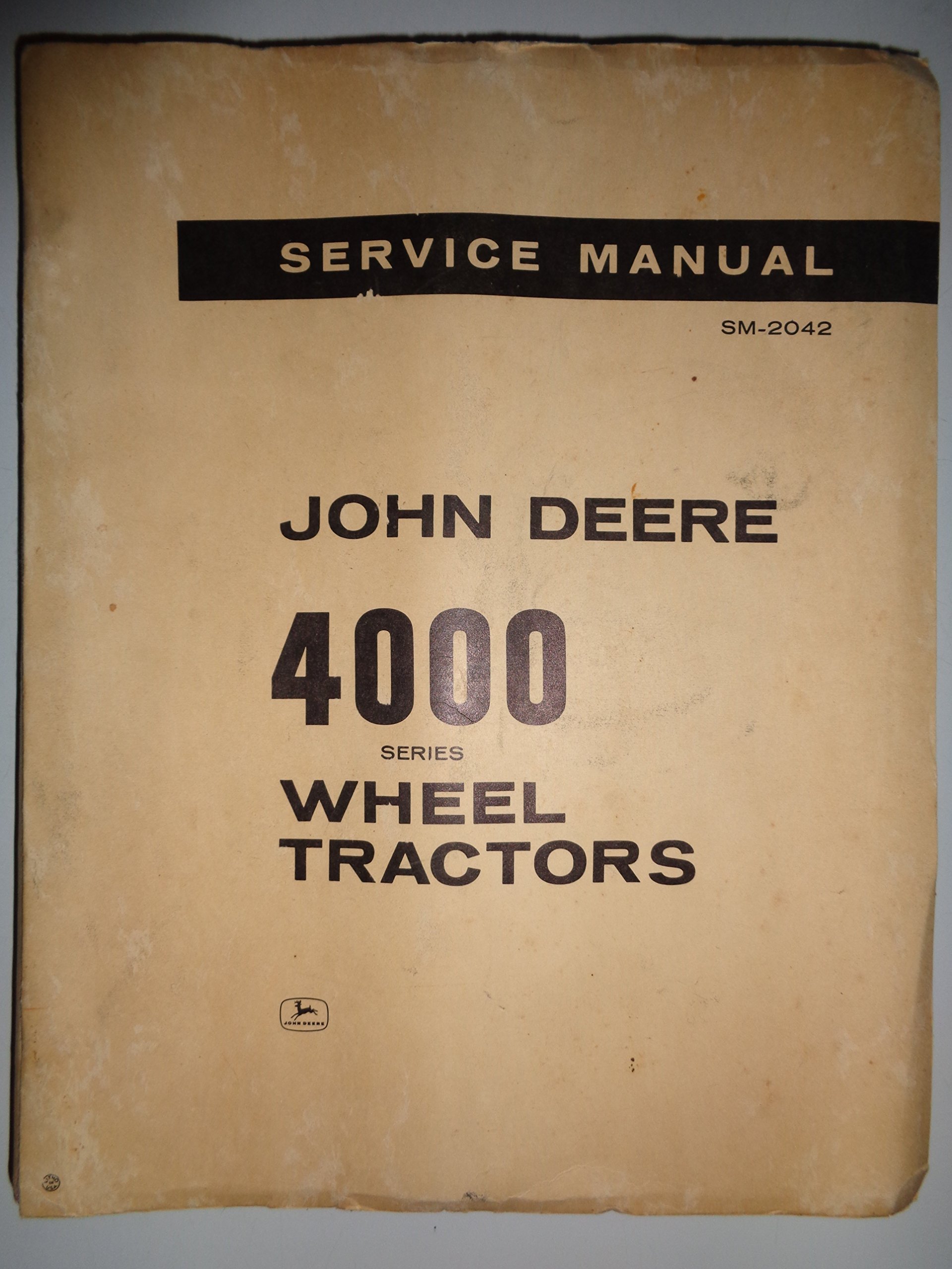 John Deere 4000 Series, 4010 Industrial Wheel Tractor Service Repair Manual  11/61 original Paperback – 1961