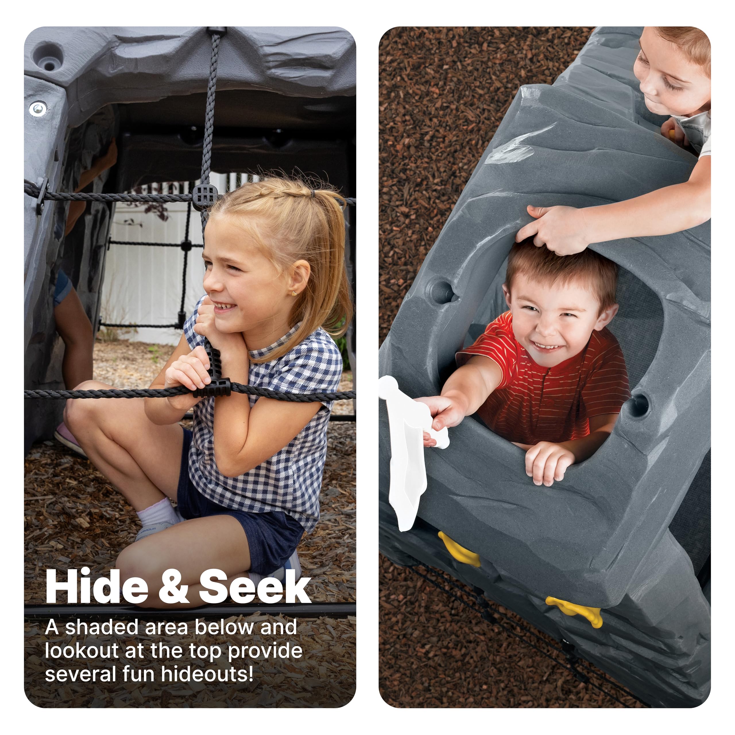 Step2 Skyward Summit for Kids, Climbing Wall Playset for Toddlers, Ages 4 –8 Years Old, Easy to Assemble Kids Outdoor Playground for Backyard