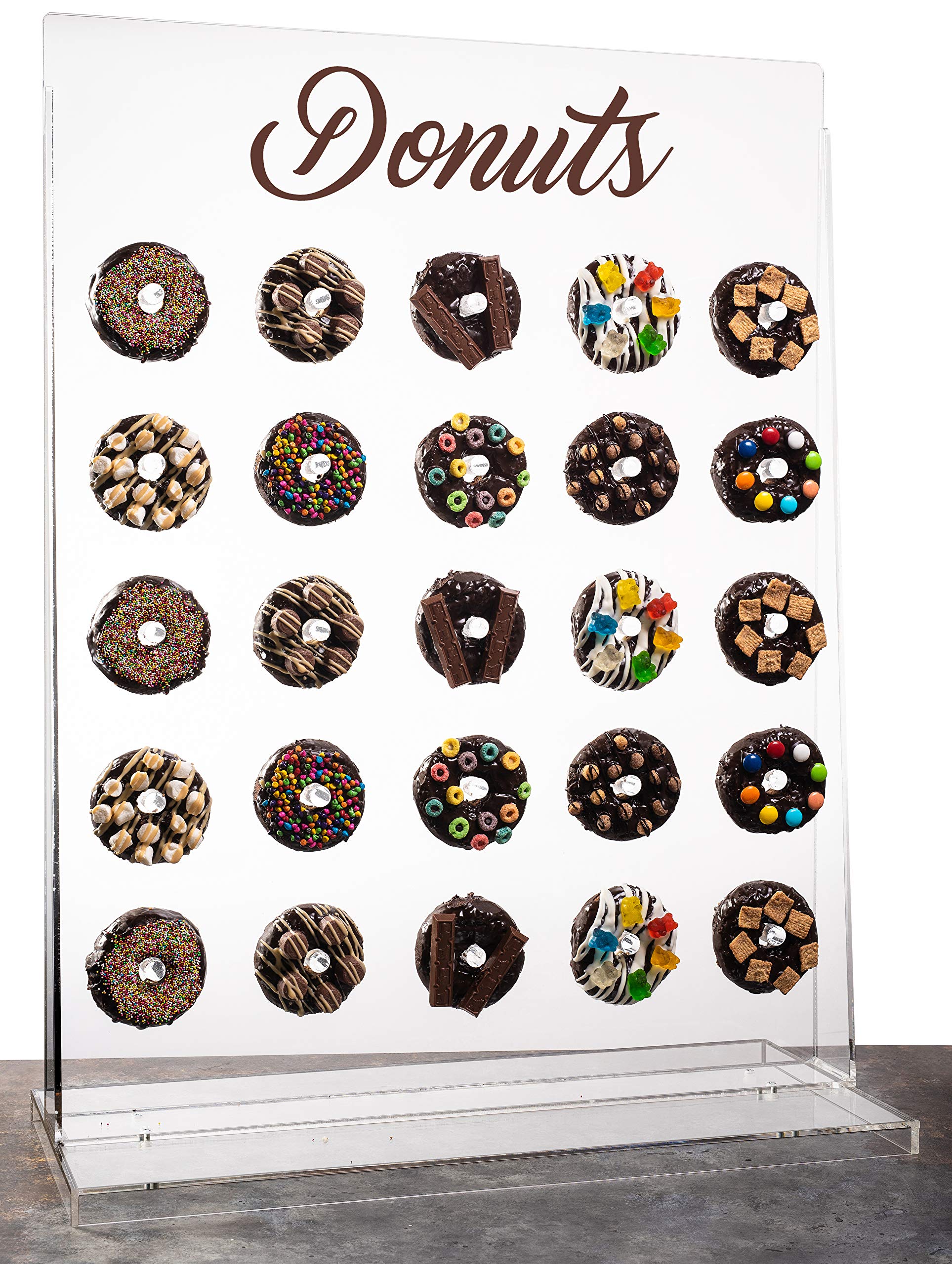 Donut Wall DisplayDonut Stand,Wall Doughnut HolderClear,Acrylic