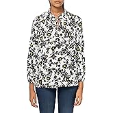Tommy Hilfiger Womens with Tie Long Sleeve Blouse Sportswear Top