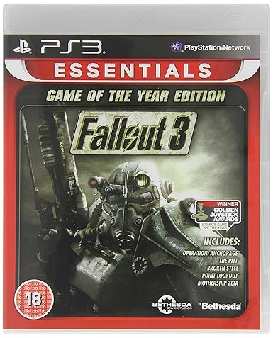 Amazon Com Fallout 3 Game Of The Year Essentials Sony Playstation 3 Ps3 Game Video Games
