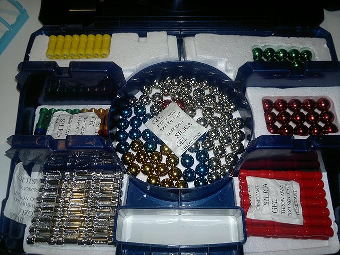 Magnetix 250 Count - Metallic: Toys \u0026 Games