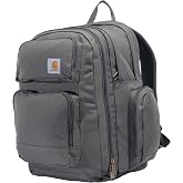 Carhartt Utility 35L Triple-Compartment Backpack Gravel | Durable Pack with Laptop Sleeve and Duravax Abrasion Resistant Base