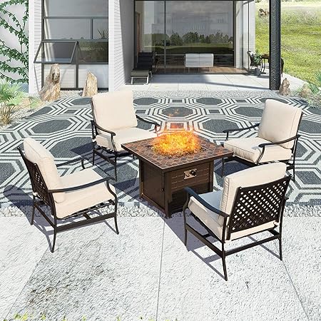 Amazon Com Patio Festival Outdoor Patio Conversation Set Csa