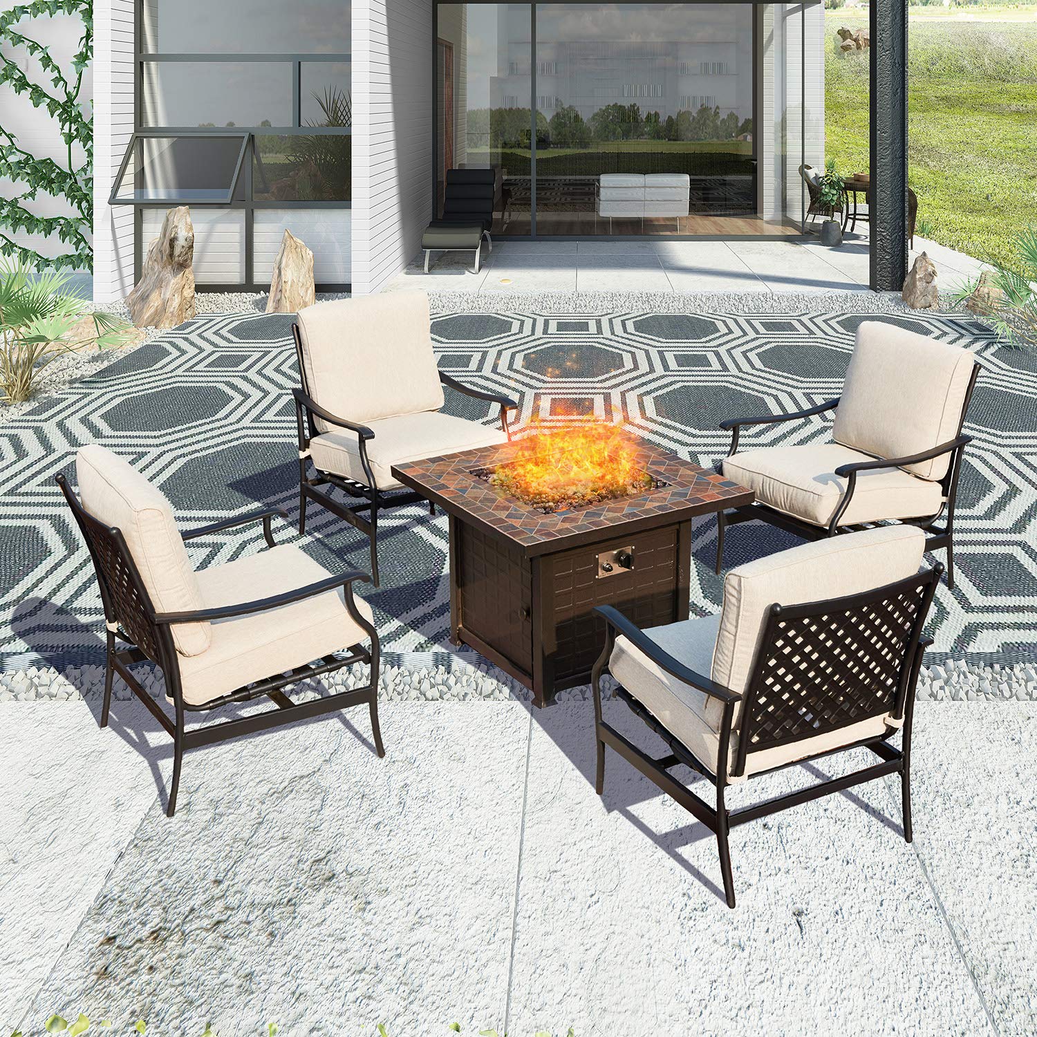 Best dining set with fire pit