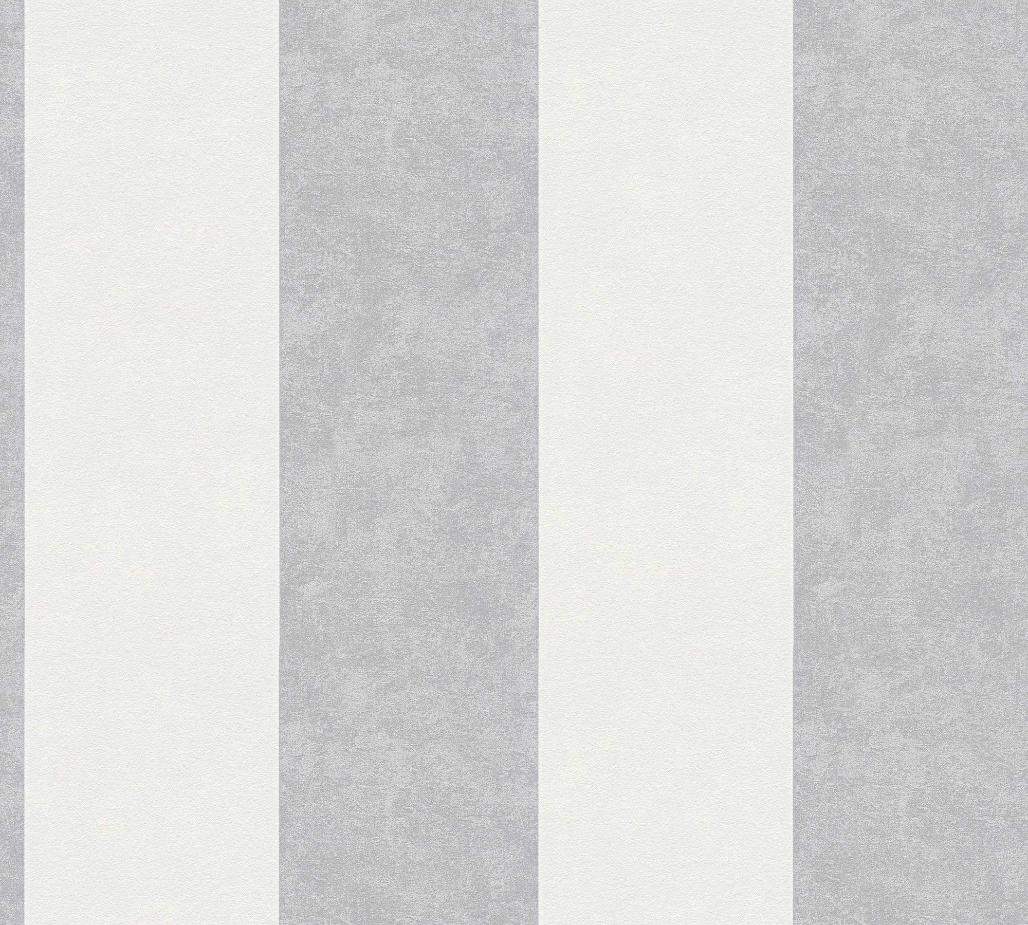 A.S. Création 10.05 m x 53 cm Cream Grey White Made in Germany 329902 32990-2, Vinyl