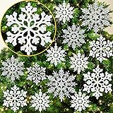 White and Silver Christmas Snowflake