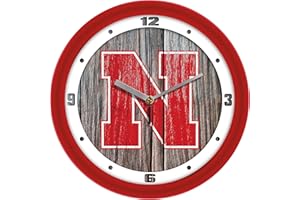 SunTime Nebraska Cornhuskers - Weathered Wall Clock