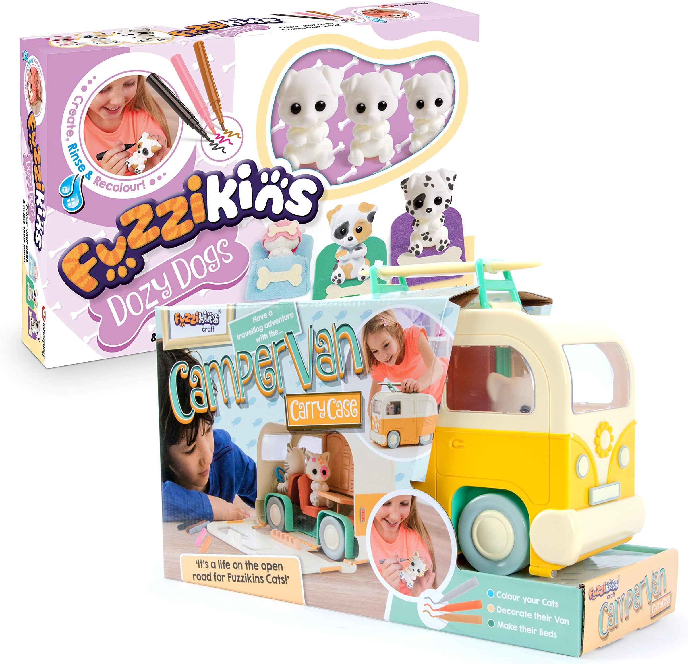 Fuzzikins Campervan & Dozy Dogs Set