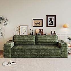 3 Seater Couch for Living Room, 71.3 INCH Fluffy