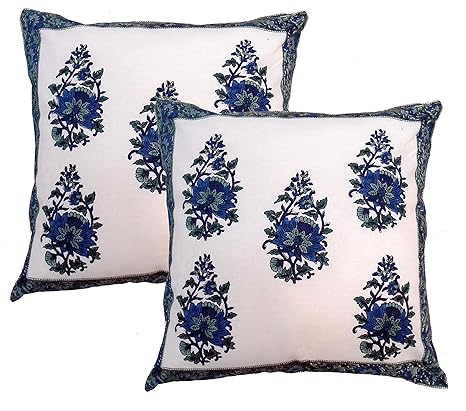 Buy Miyanbazaz Textiles 100 Cotton Cushion Cover Designer