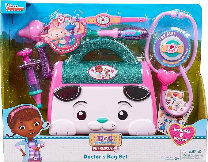 doc mcstuffins pet rescue doctor's bag set